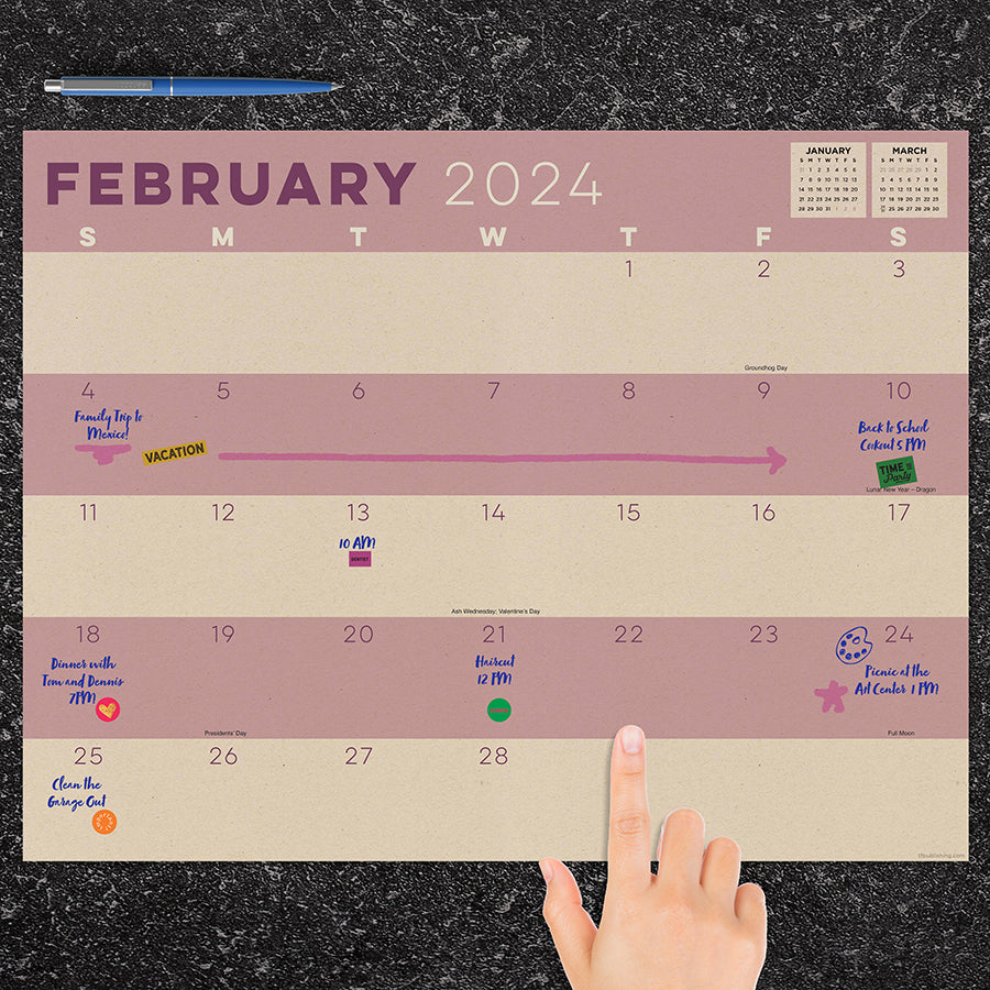 2024 Susan Branch Large Desk Pad Monthly Blotter Calendar, TF Publishing
