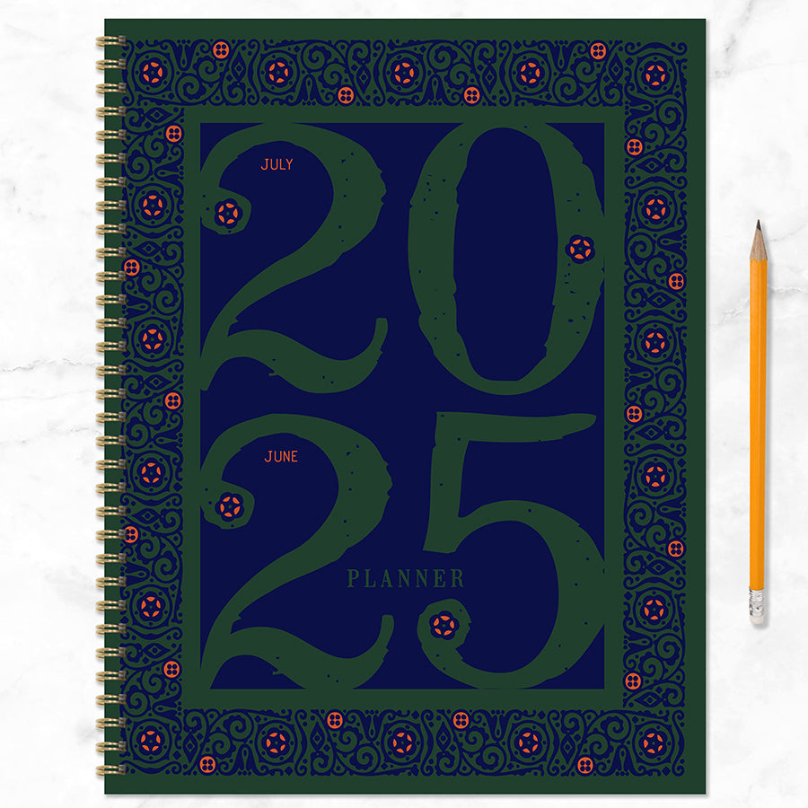 2025 Renaissance Year Large Weekly Monthly Planner TF Publishing