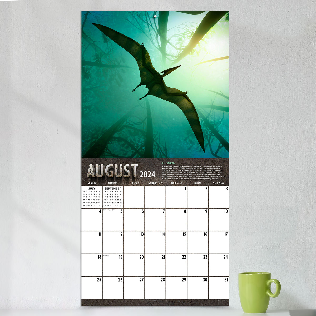 2024 Dinosaurs Wall Calendar TF Publishing Calendars + Planners