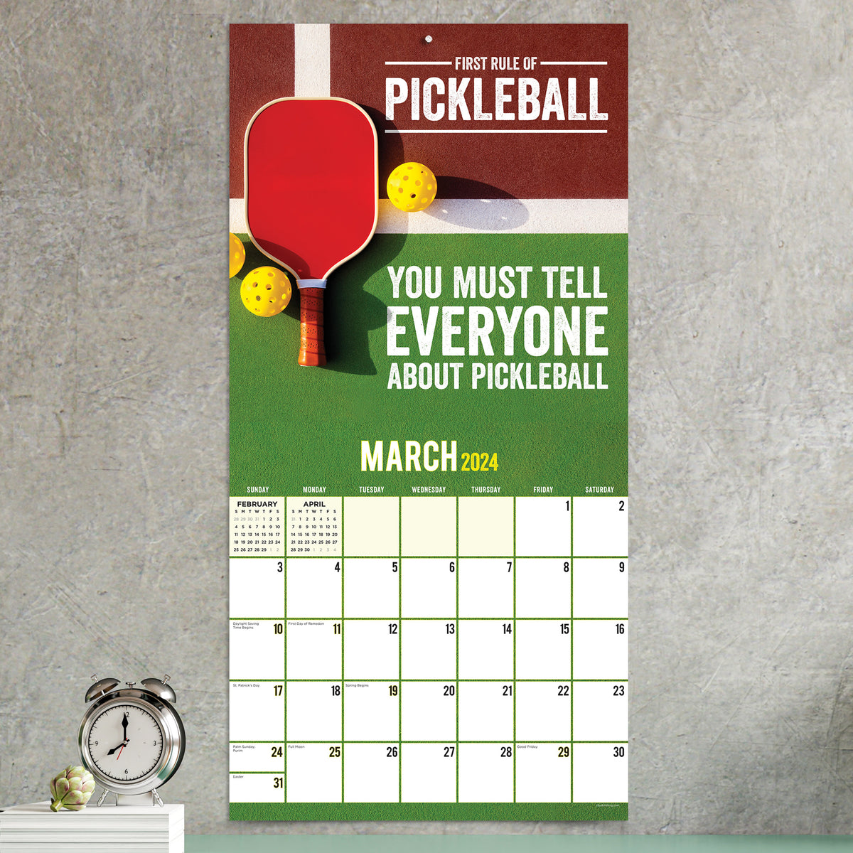 2024 Pickleball is Life Wall Calendar TF Publishing Calendars