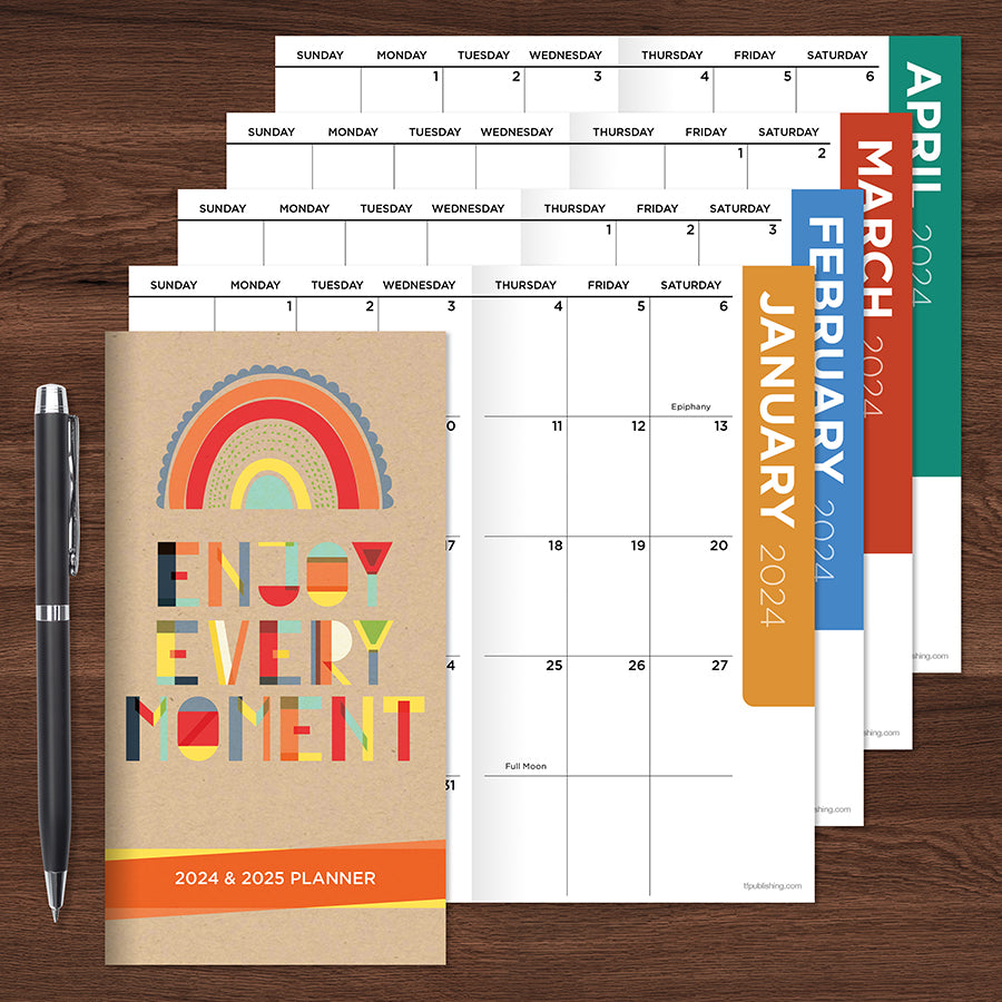 Mr.Wonderful Small Wonder Planner 2024 Weekly - Many Cool Things to Do -  22.1 x 2.1 x 15.6