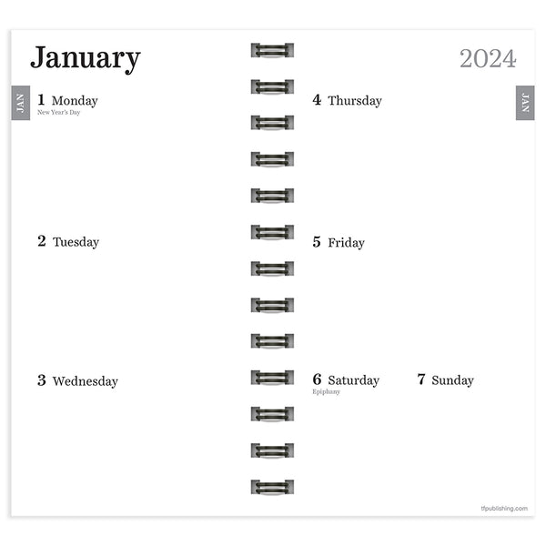 2024 Weekly Planner Daily Planner Monthly Planner Daisy Meadow