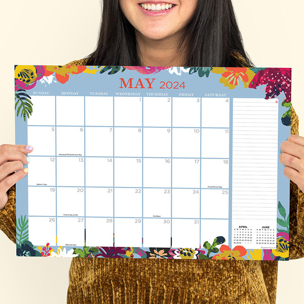 2024 Foil Blotter Desk Calendar