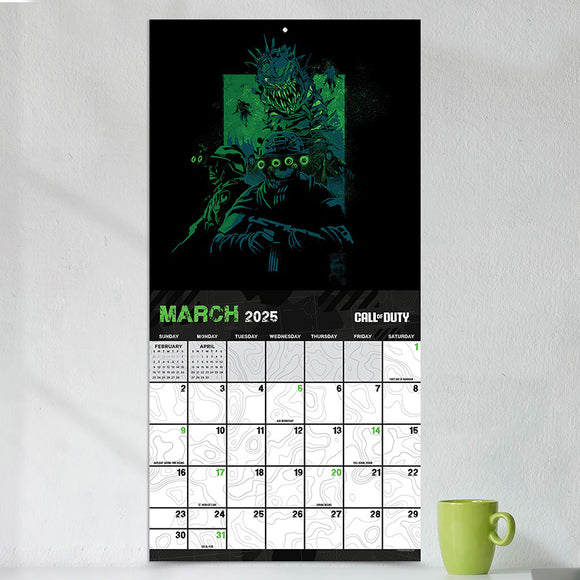 2025 Call of Duty Wall Calendar TF Publishing Calendars + Planners