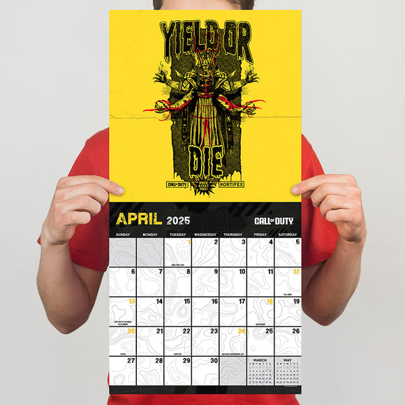 2025 Call of Duty Wall Calendar TF Publishing Calendars + Planners