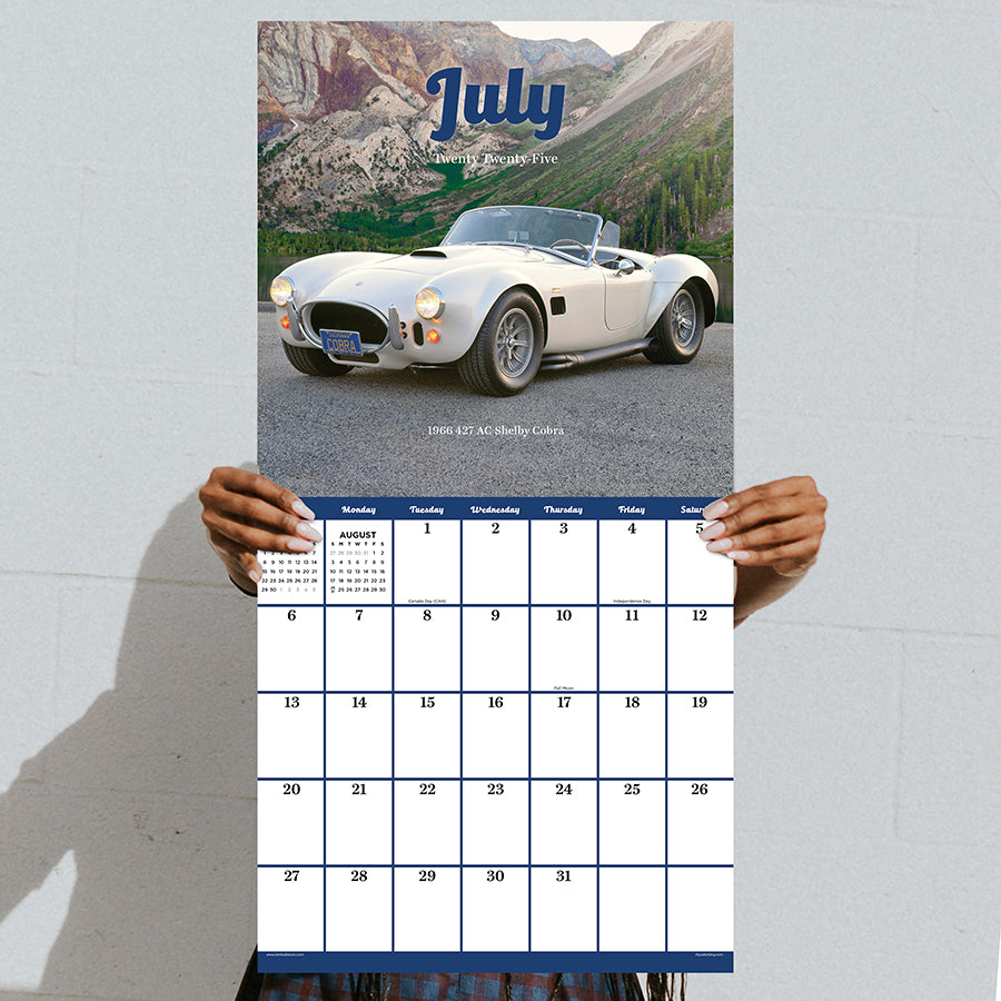 **FINAL SALE** 2025 Classic Cars Wall Calendar