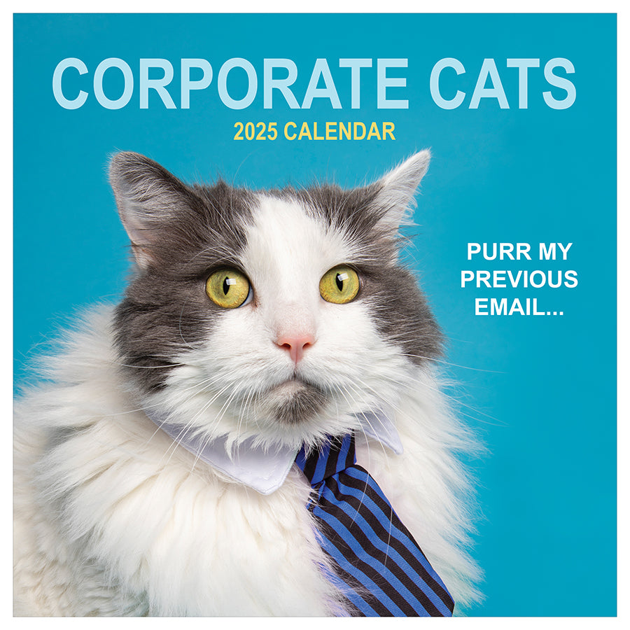 2025 Corporate Cats Wall Calendar