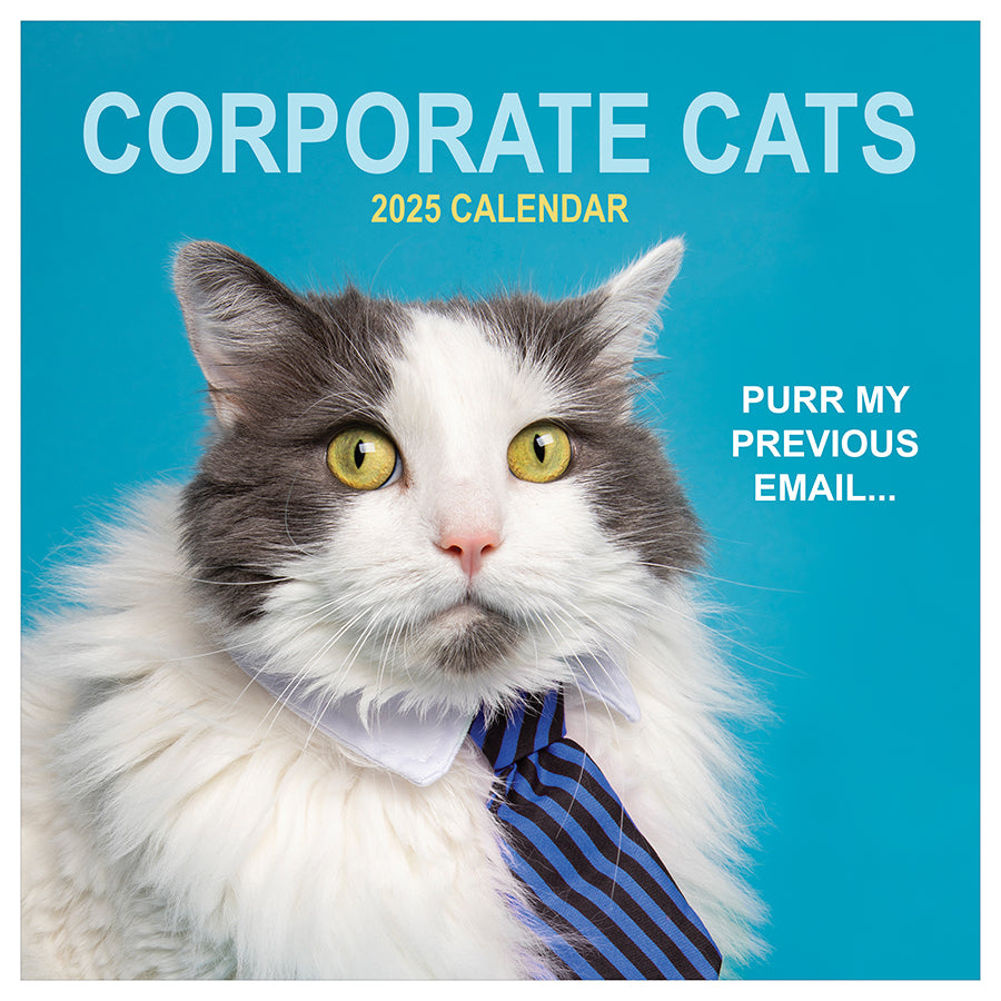 **FINAL SALE** 2025 Corporate Cats Wall Calendar