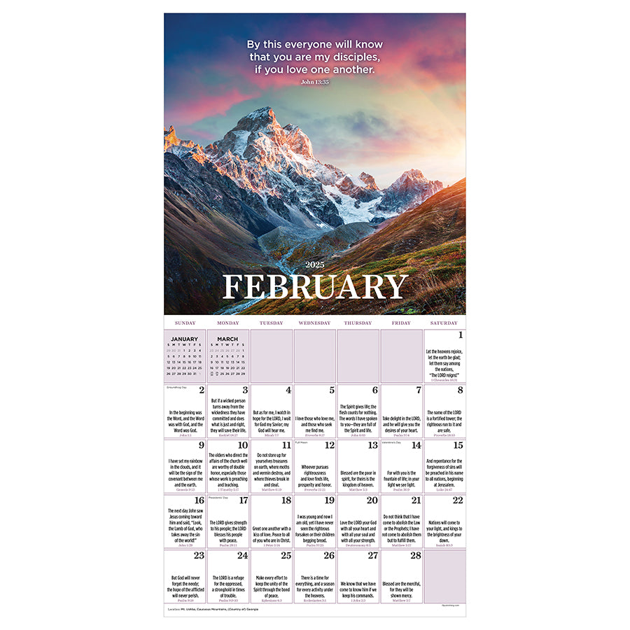 2025 Daily Verse Wall Calendar - 0