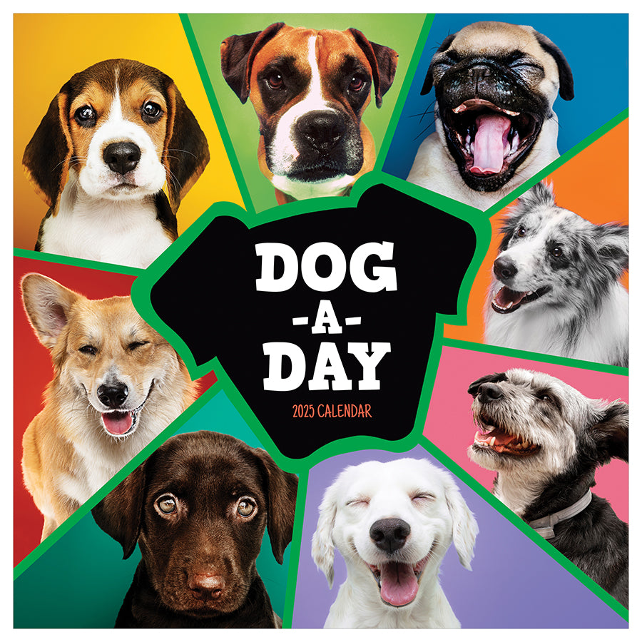 2025 Dog-A-Day Wall Calendar