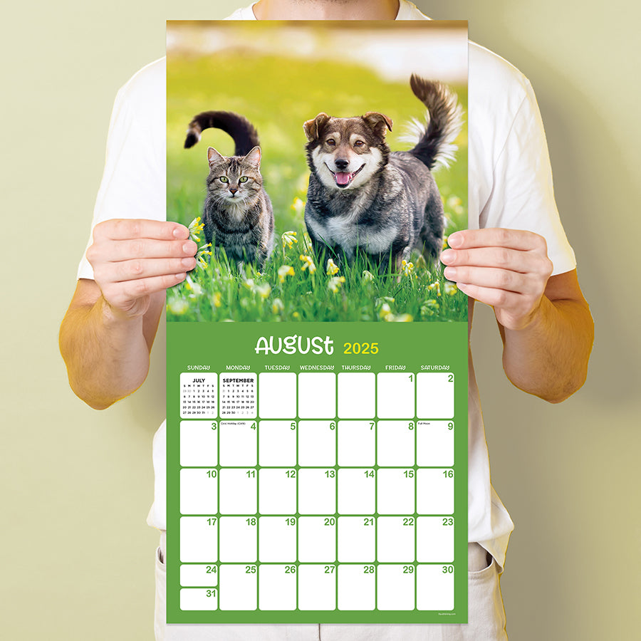 **FINAL SALE** 2025 Furry Friends Wall Calendar