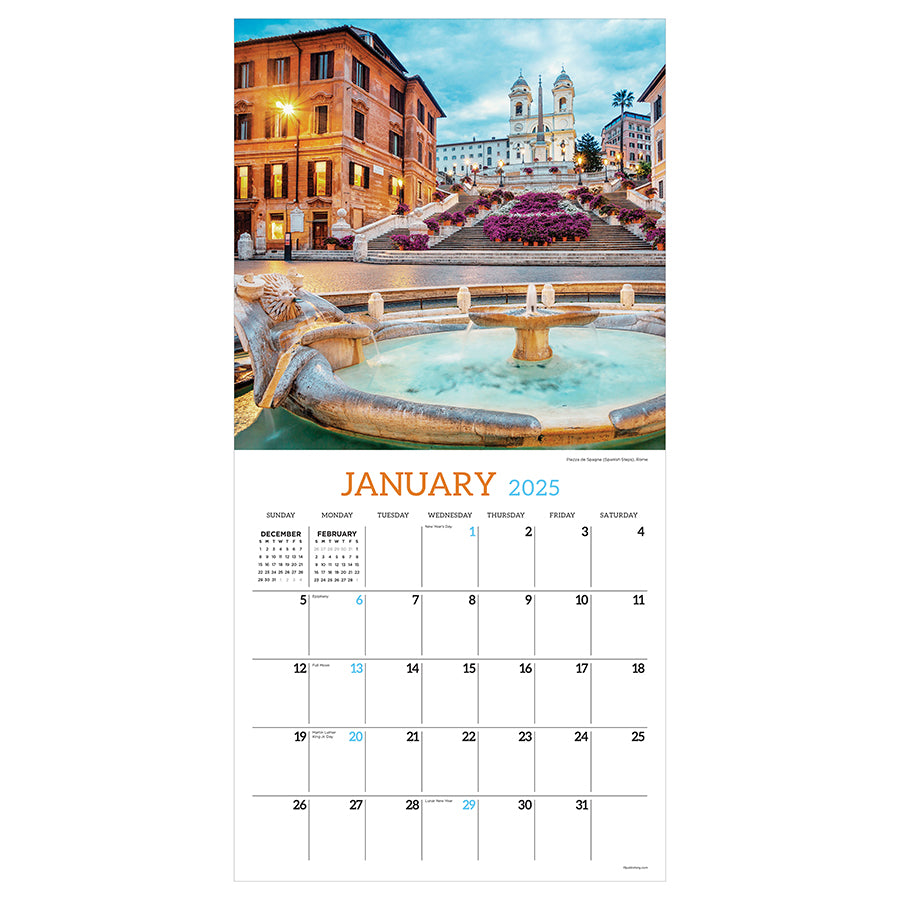 2025 Italy Wall Calendar - 0