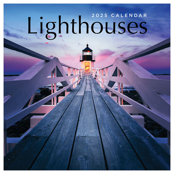 2025 Lighthouses Wall Calendar TF Publishing Calendars + Planners