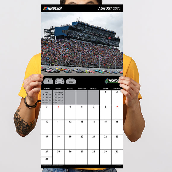 2025 Nascar Tracks Wall Calendar TF Publishing Calendars + Planners Journals + Stationery