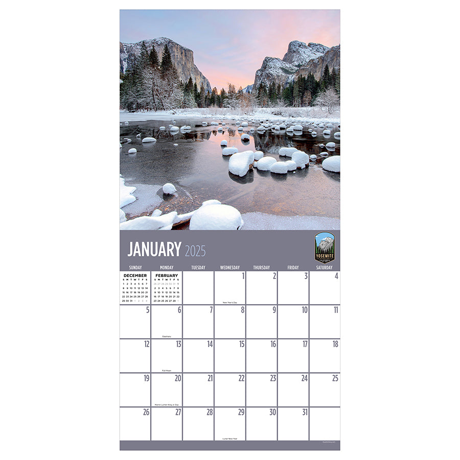 2025 National Parks Wall Calendar - 0