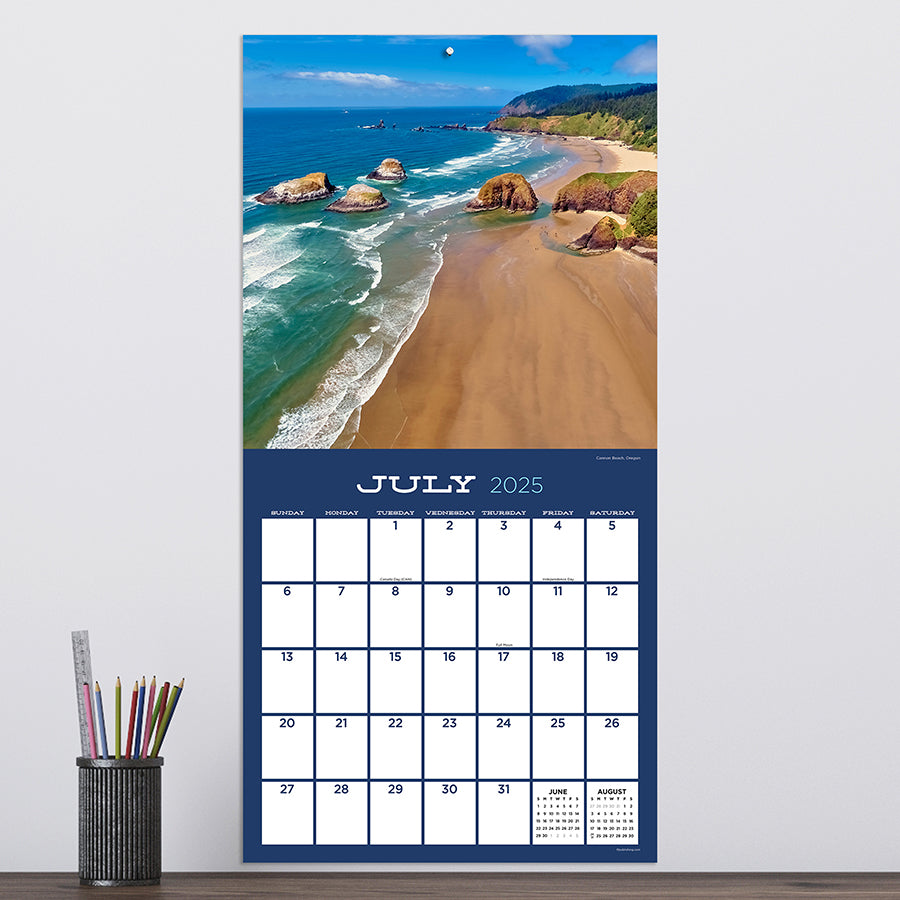 2025 Pacific Northwest Wall Calendar