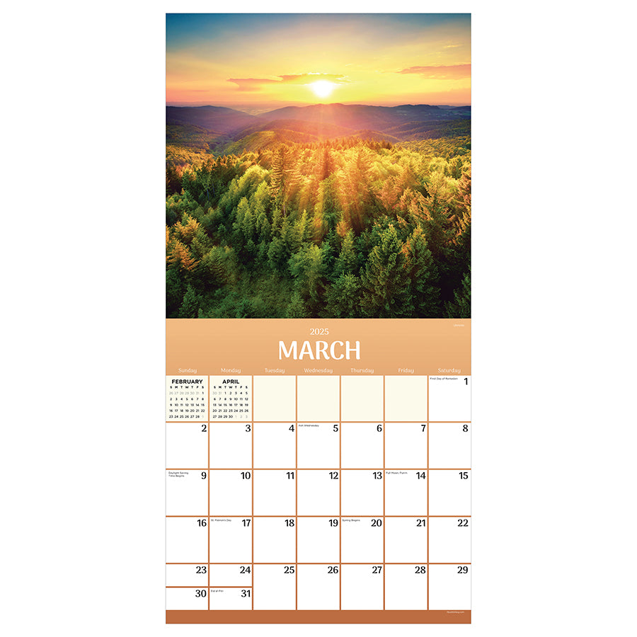 2025 Sunsets Wall Calendar - 0