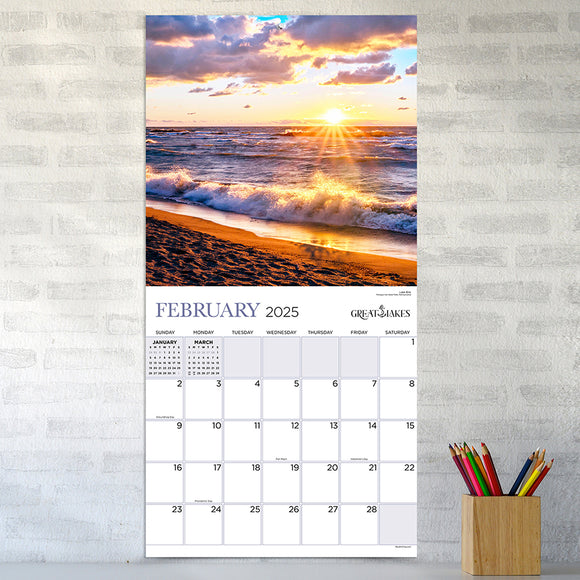 2025 Great Lakes Wall Calendar TF Publishing Calendars + Planners