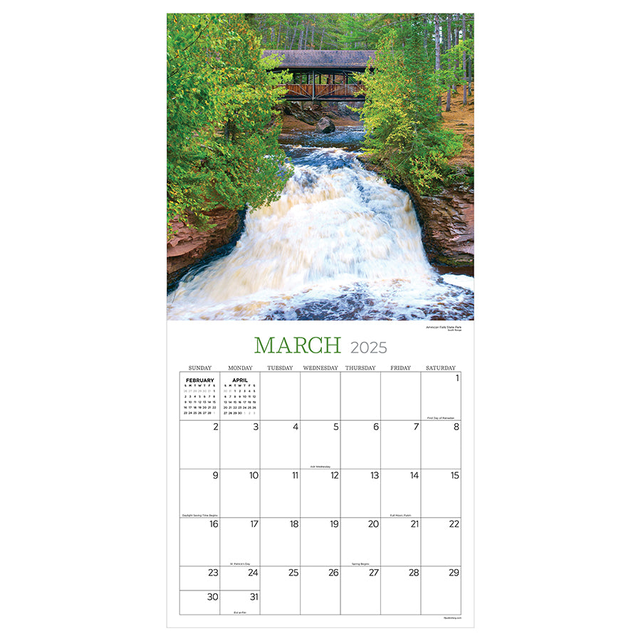 2025 Wisconsin Wall Calendar - 0