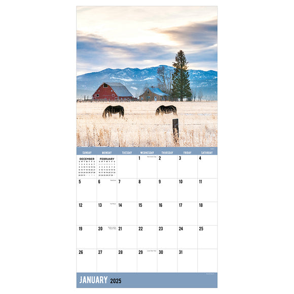 2025 Ranch Life Wall Calendar TF Publishing Calendars + Planners