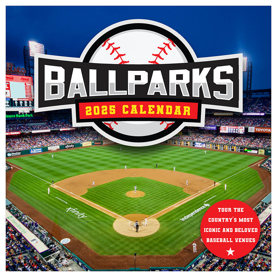 2025 Ballparks Wall Calendar