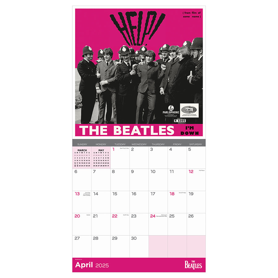 2025 The Beatles: Albums & Artwork Wall Calendar - 0