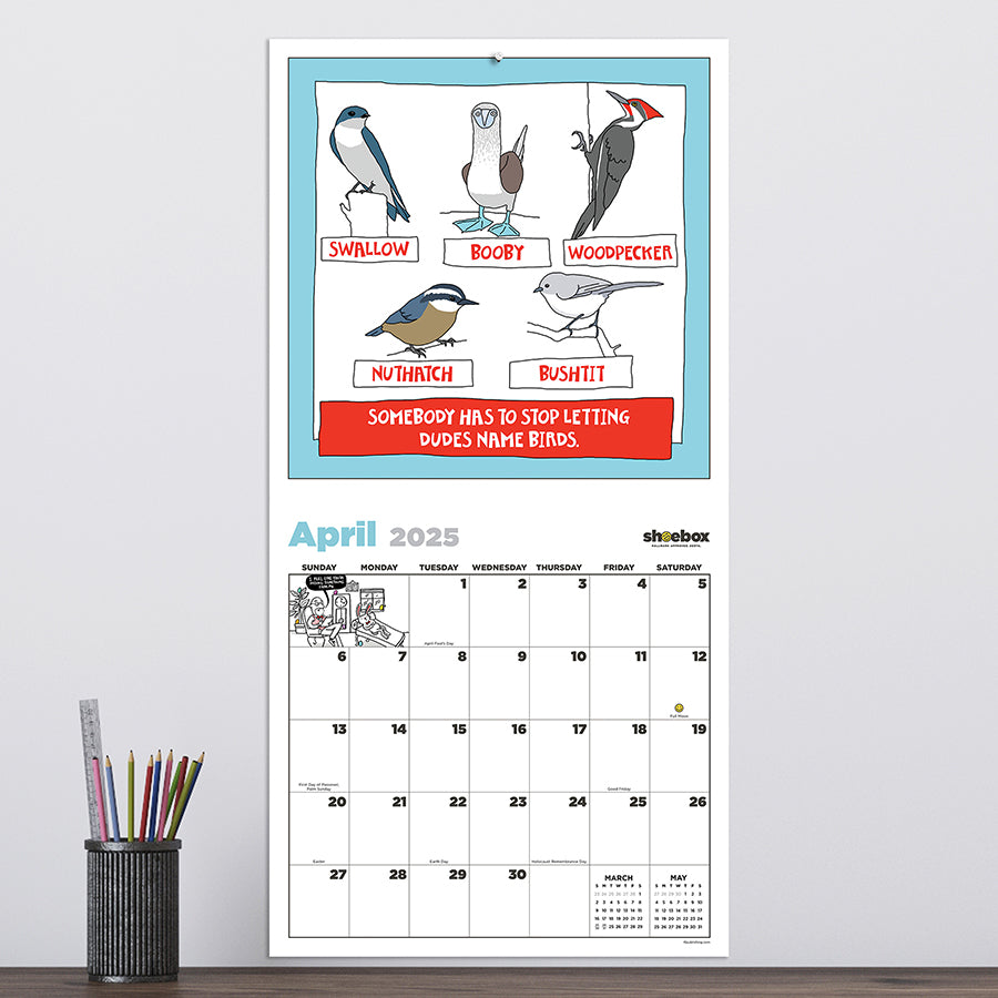 2025 Shoebox Wall Calendar  TF Publishing  Calendars + Planners 