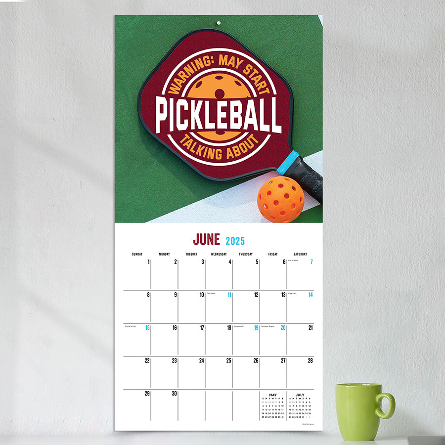 2025 Pickleball is Life Wall Calendar