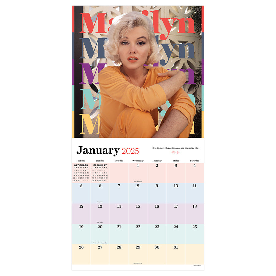 2025 Marilyn Monroe Wall Calendar TF Publishing Calendars