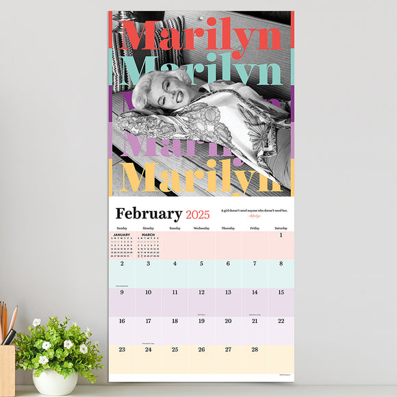 2025 Marilyn Monroe Wall Calendar TF Publishing Calendars