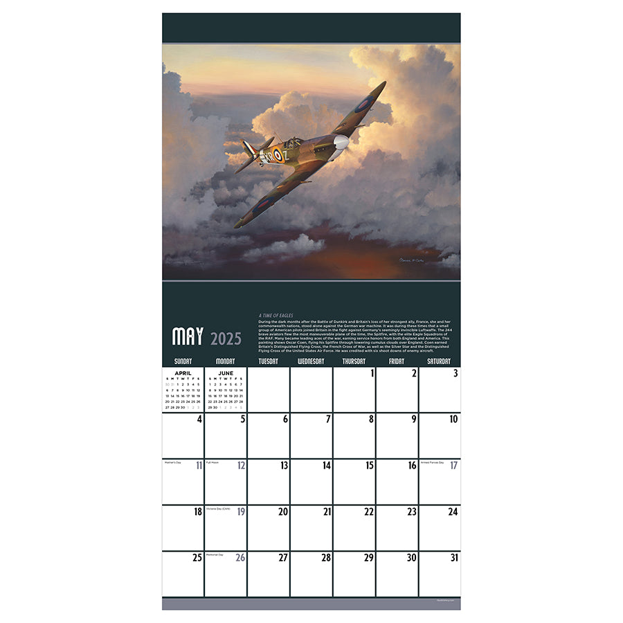 2025 American Aviation Wall Calendar - 0