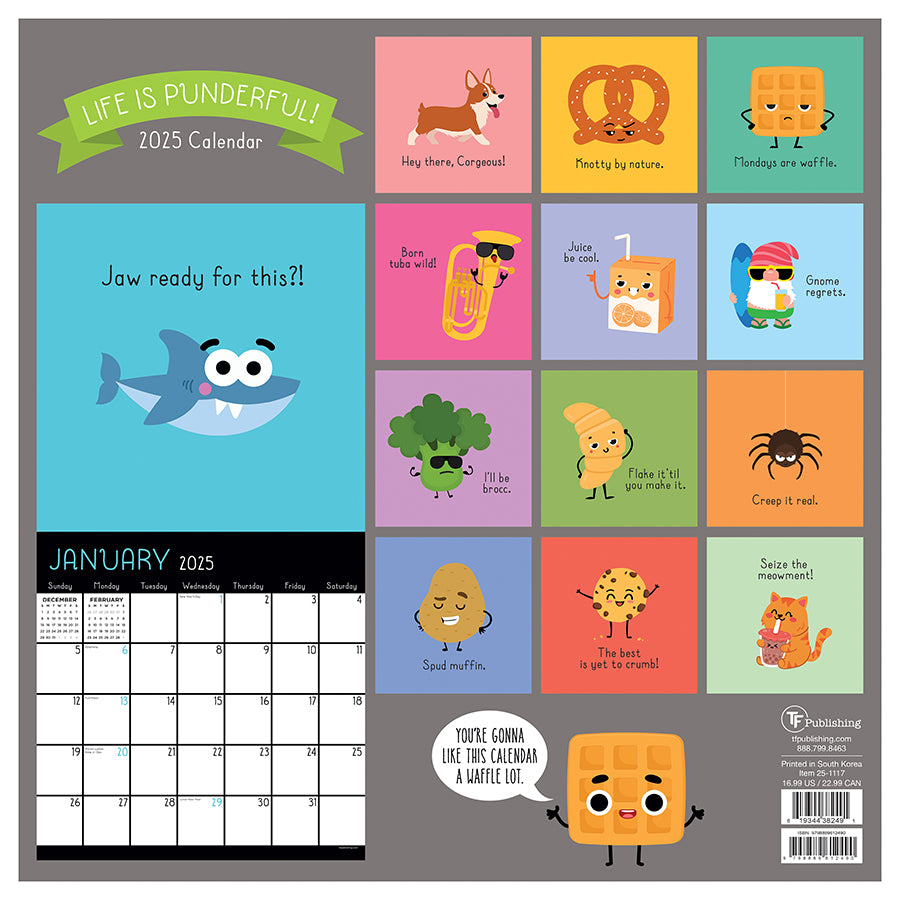 2025 Puns of Fun Wall Calendar