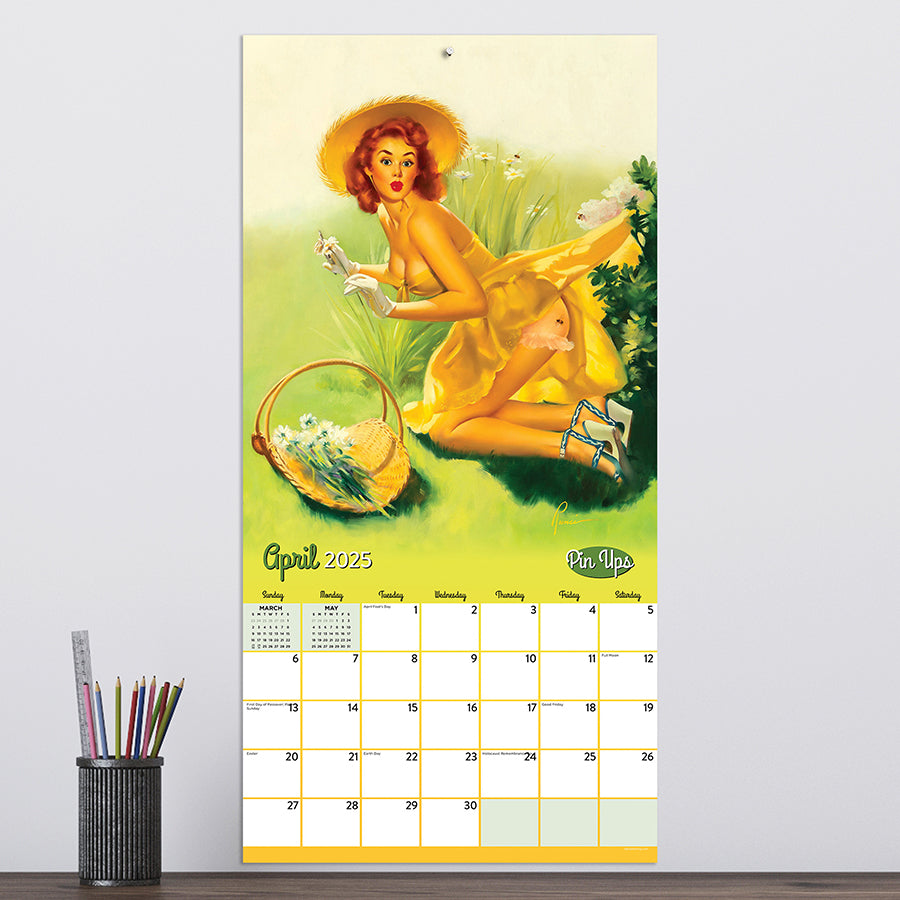 2025 PinUps Wall Calendar
