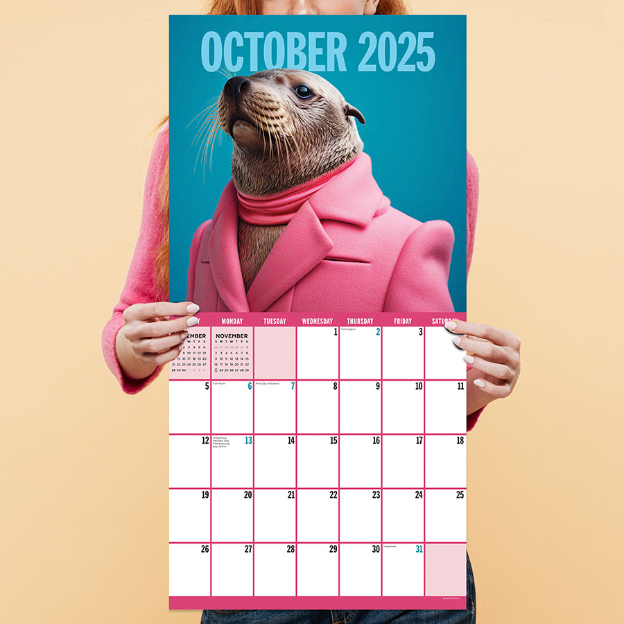 2025 Pawsmopolitan Wall Calendar