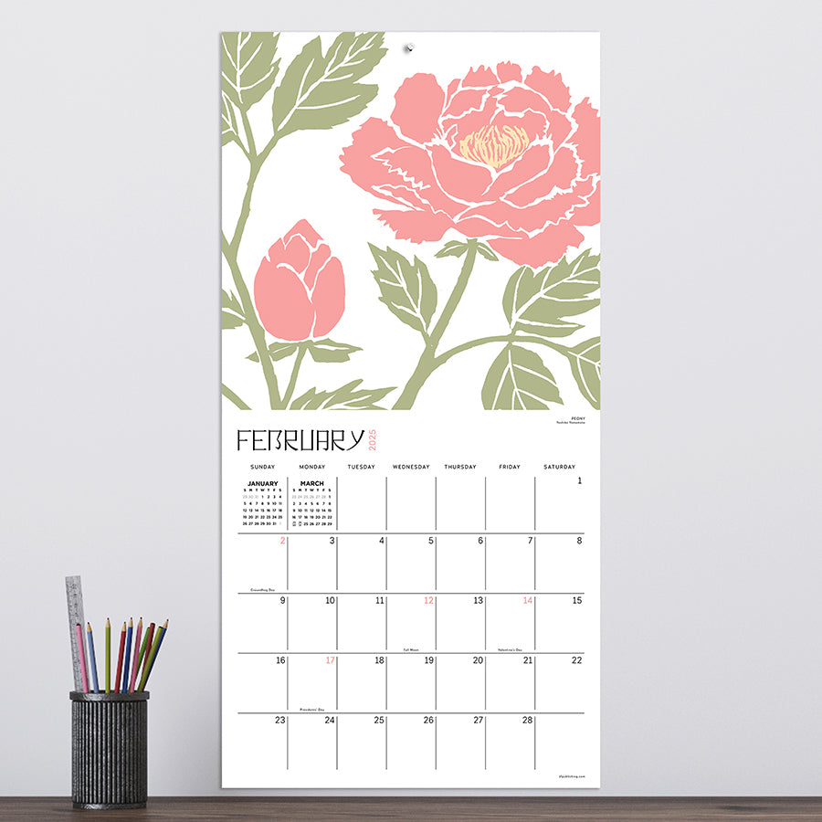 **FINAL SALE** 2025 Flower Garden Wall Calendar