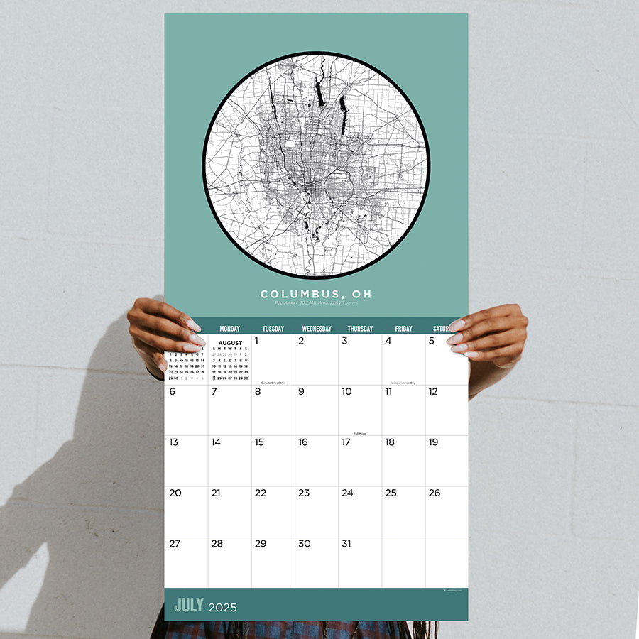 2025 Home: Ohio Wall Calendar