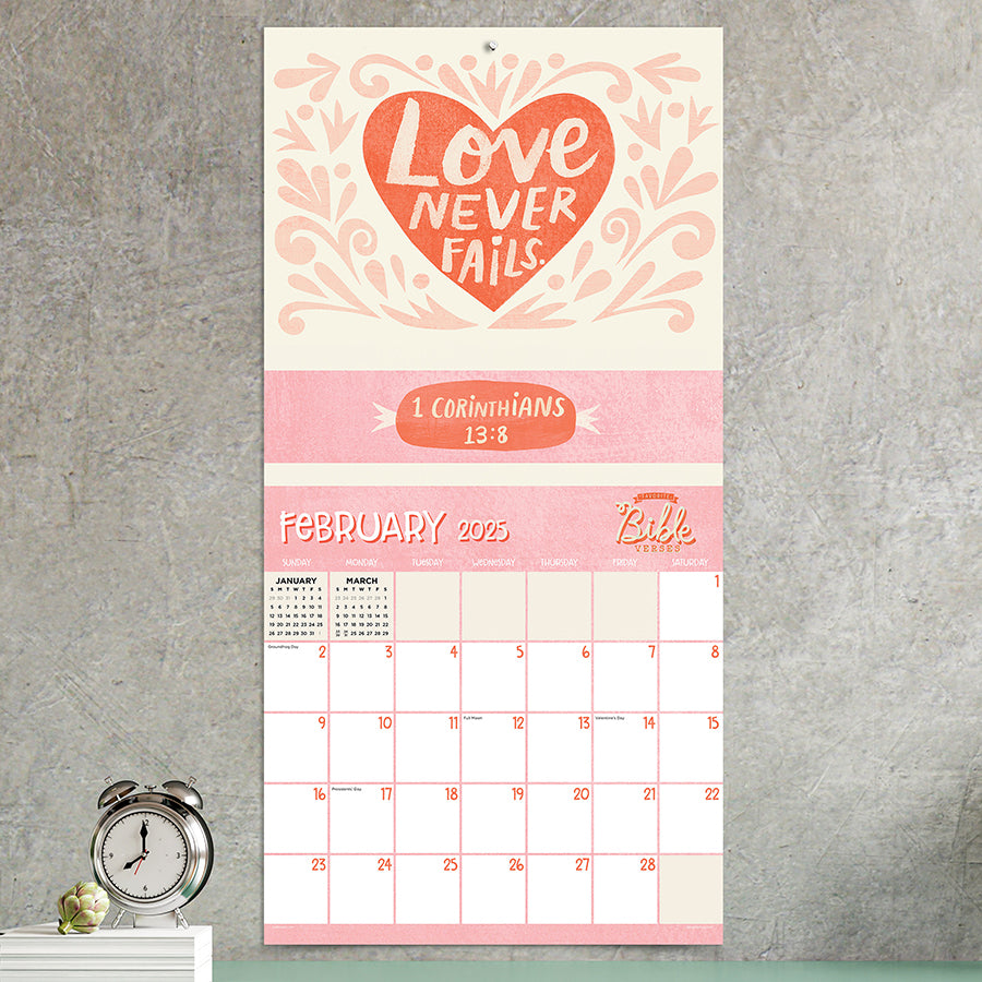 2025 Bible Verses Wall Calendar TF Publishing Calendars + Planners