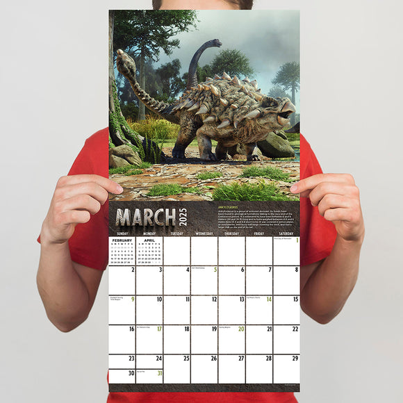 2025 Dinosaurs Wall Calendar TF Publishing Calendars + Planners