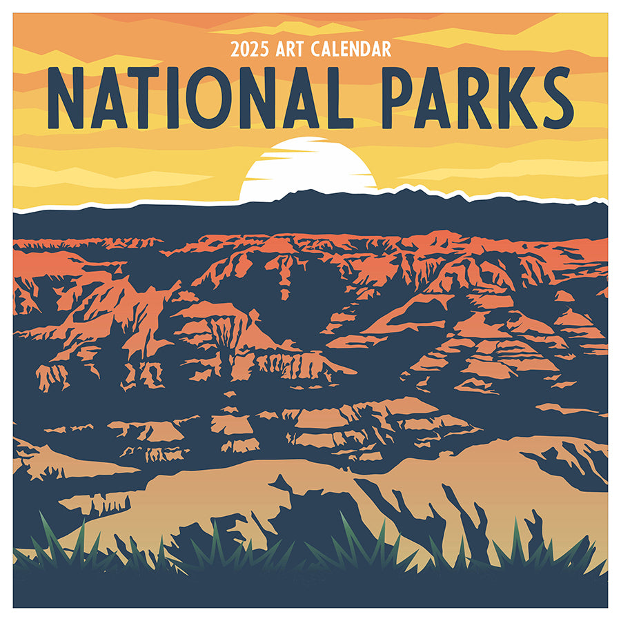 2025 National Parks-Art Wall Calendar