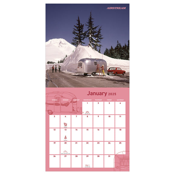 2025 Airstream Heritage Wall Calendar TF Publishing Calendars