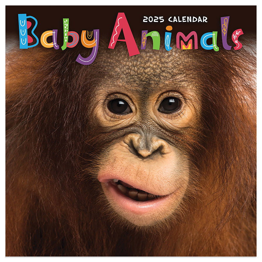 2025 Baby Animals Mini Calendar