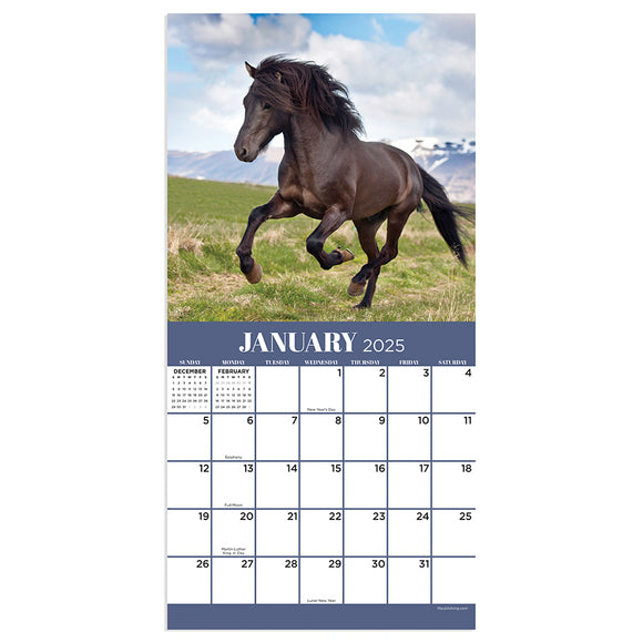 2025 Horses Mini Calendar TF Publishing Calendars + Planners