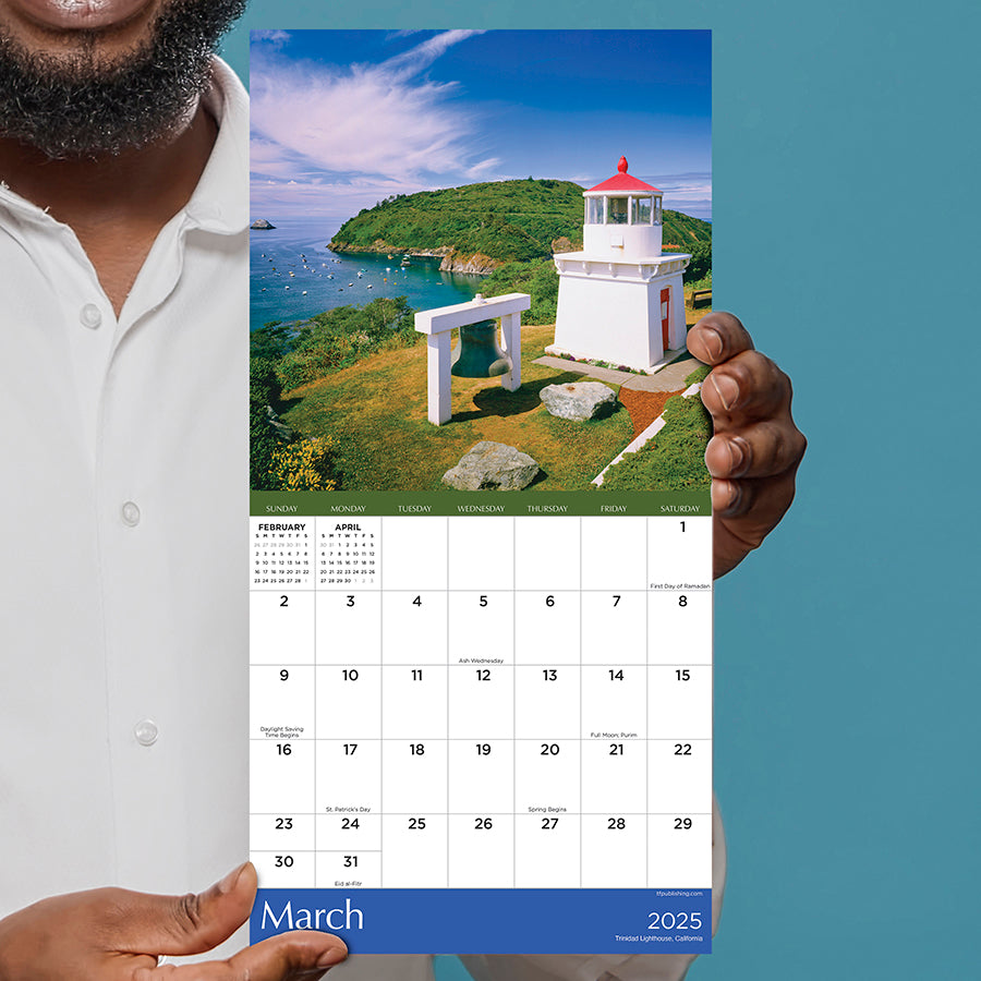 **FINAL SALE** 2025 Lighthouses Mini Calendar