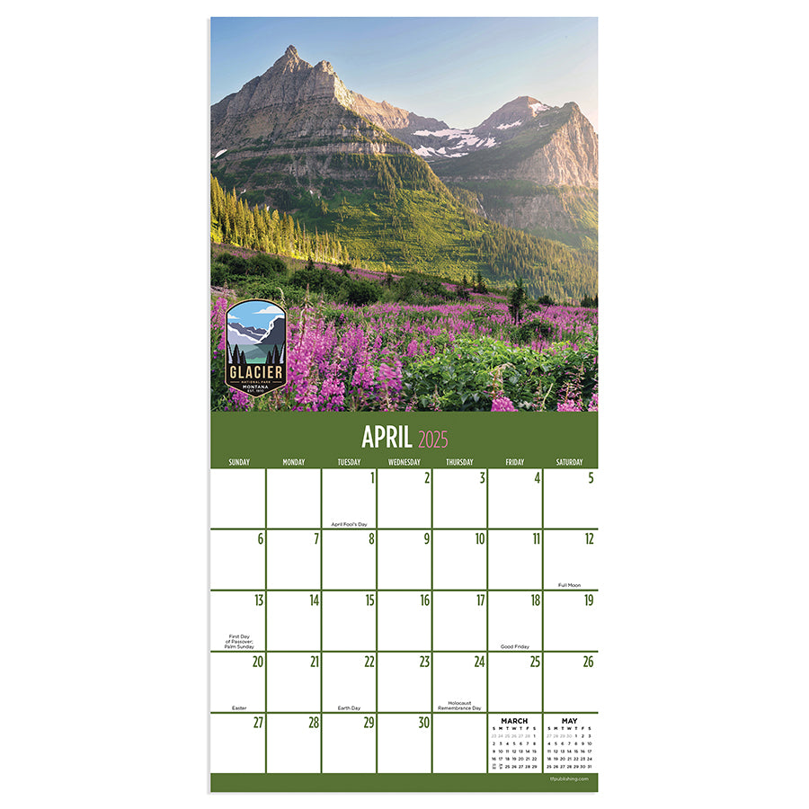 2025 National Parks Mini Calendar