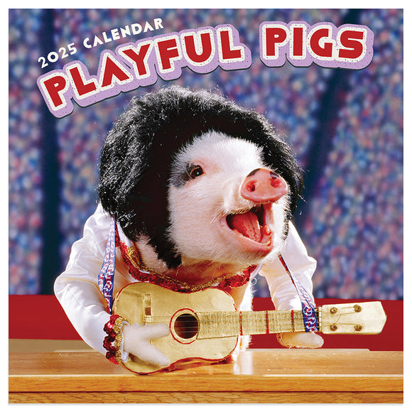 2025 Playful Pigs Mini Calendar TF Publishing Calendars + Planners