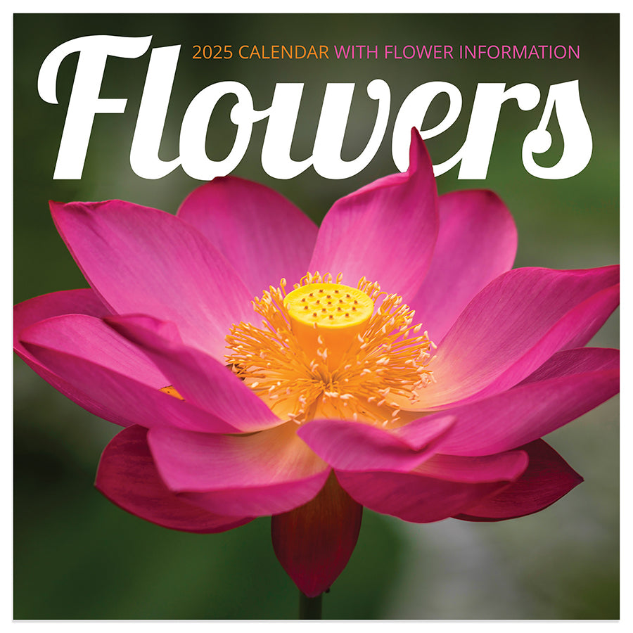 2025 Flowers Mini Calendar