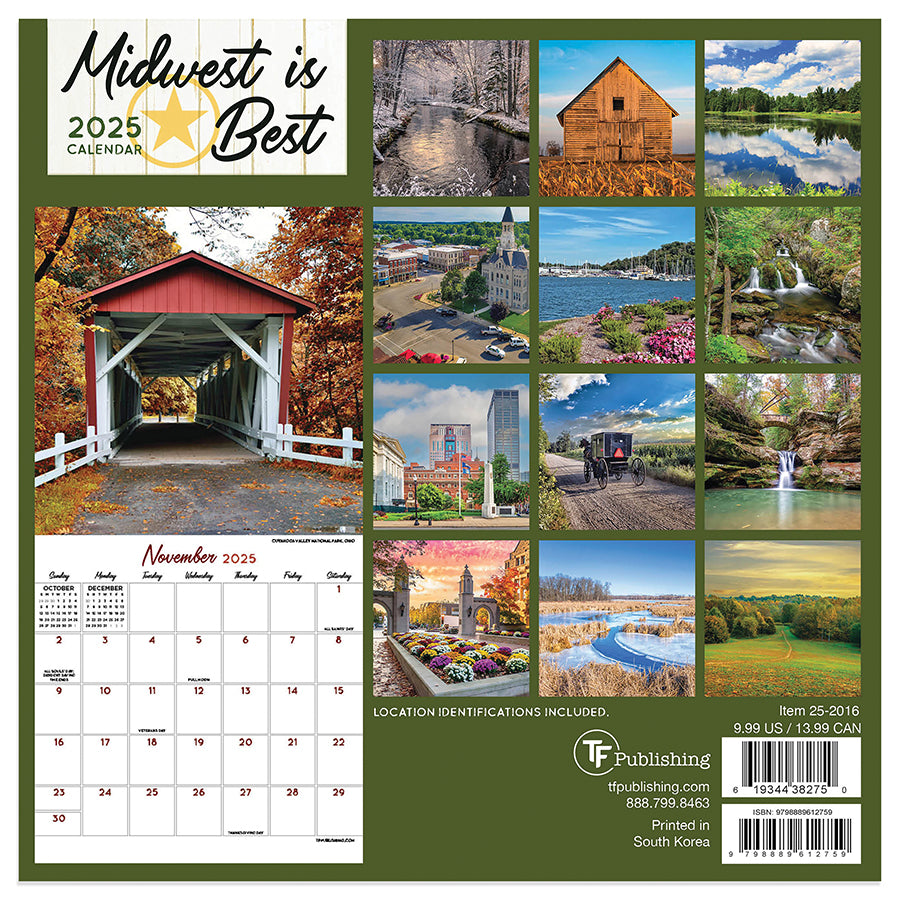 2025 Midwest Is Best Mini Calendar