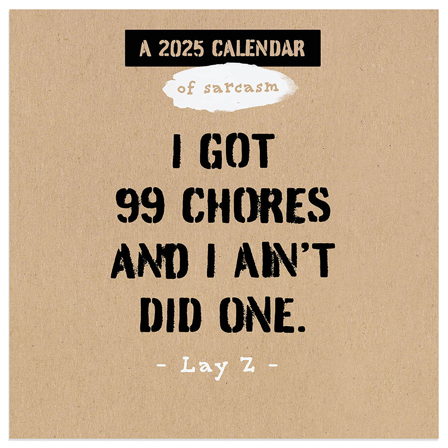 **FINAL SALE** 2025 Anti-Affirmations & Sarcasm Mini Calendar