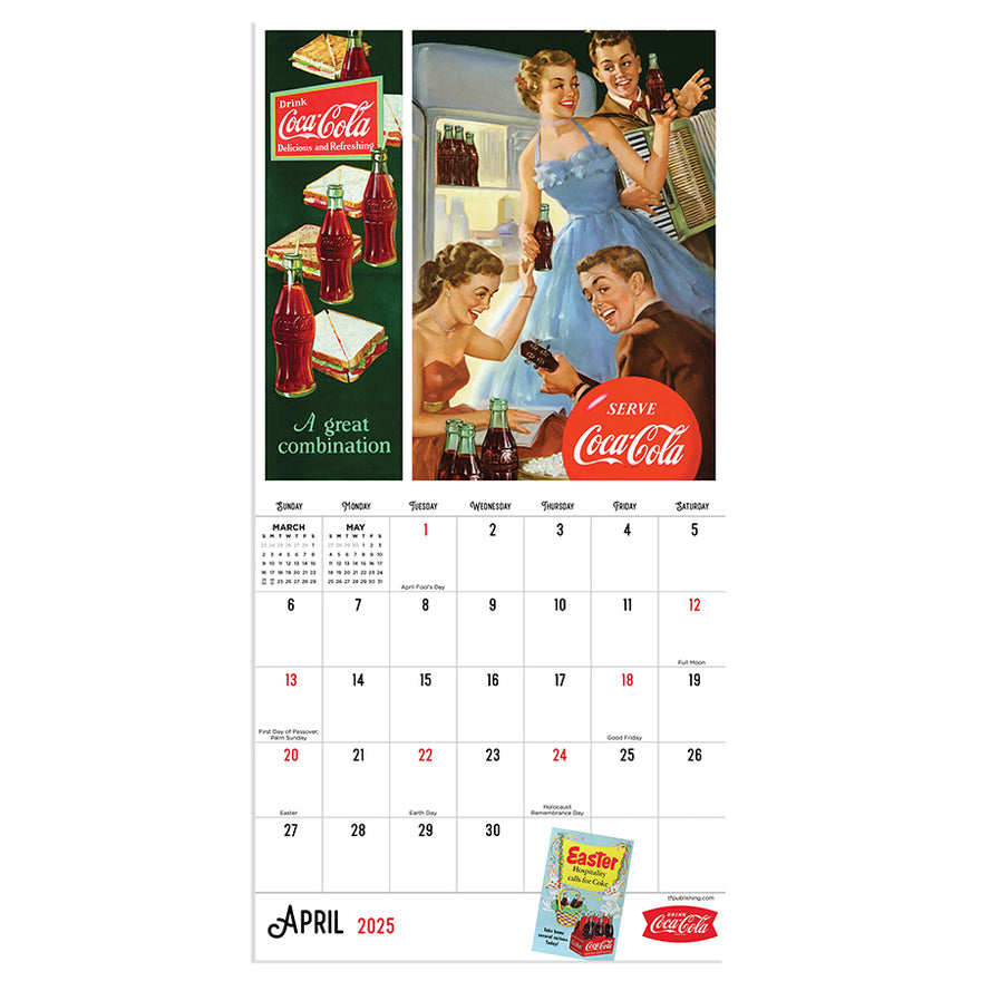 2025 CocaCola Mini Calendar TF Publishing Calendars + Planners