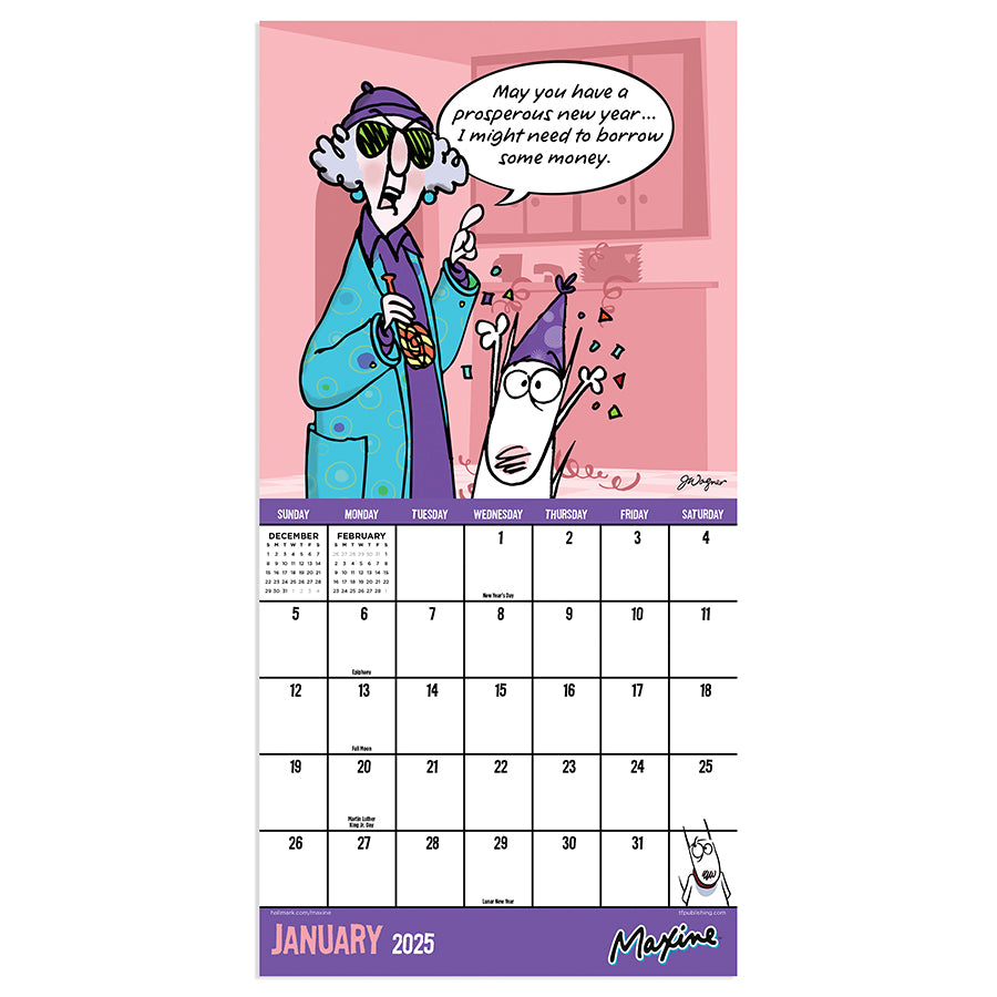 2025 Maxine Mini Calendar TF Publishing Calendars + Planners